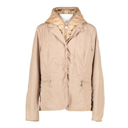 Moncler Lime Giubbotto Beige Nylon Windbreaker Jacket