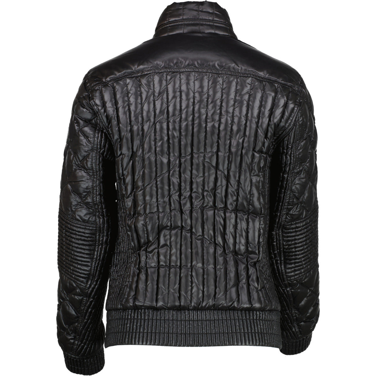 Veste Moncler matelassée noire à fermeture éclair - taille 0