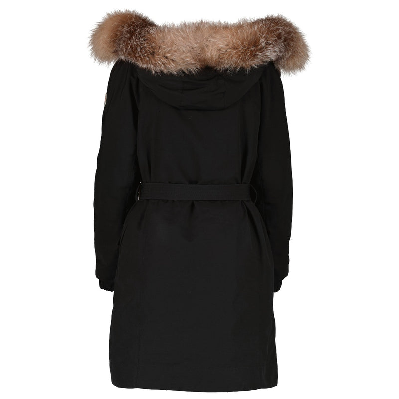 Moncler Black Camaline Down Parka Jacket