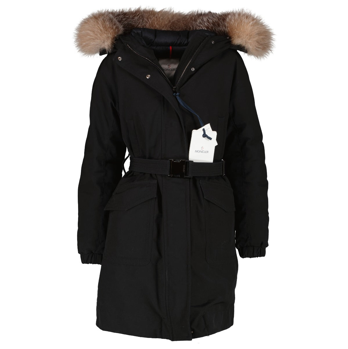 Moncler Black Camaline Down Parka Jacket
