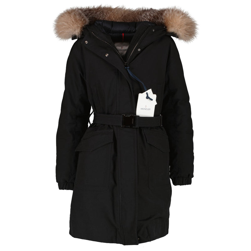 Moncler Black Camaline Down Parka Jacket