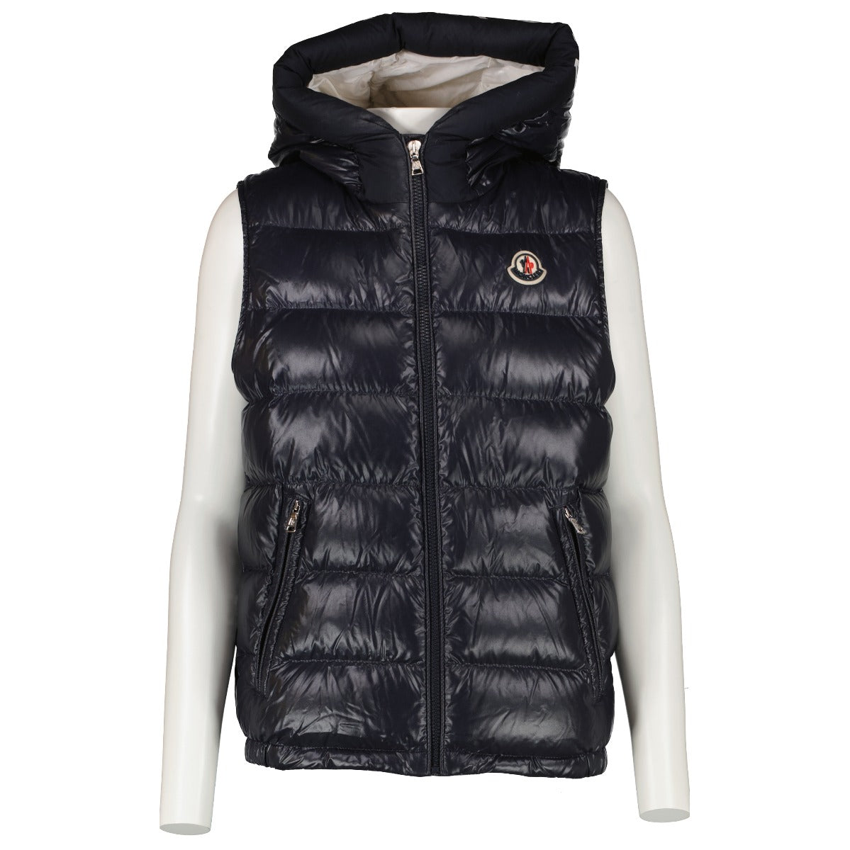 Shop 100% authentic secondhand Moncler Blue Sleeveless Jacket - 14 years old on Labellov.com