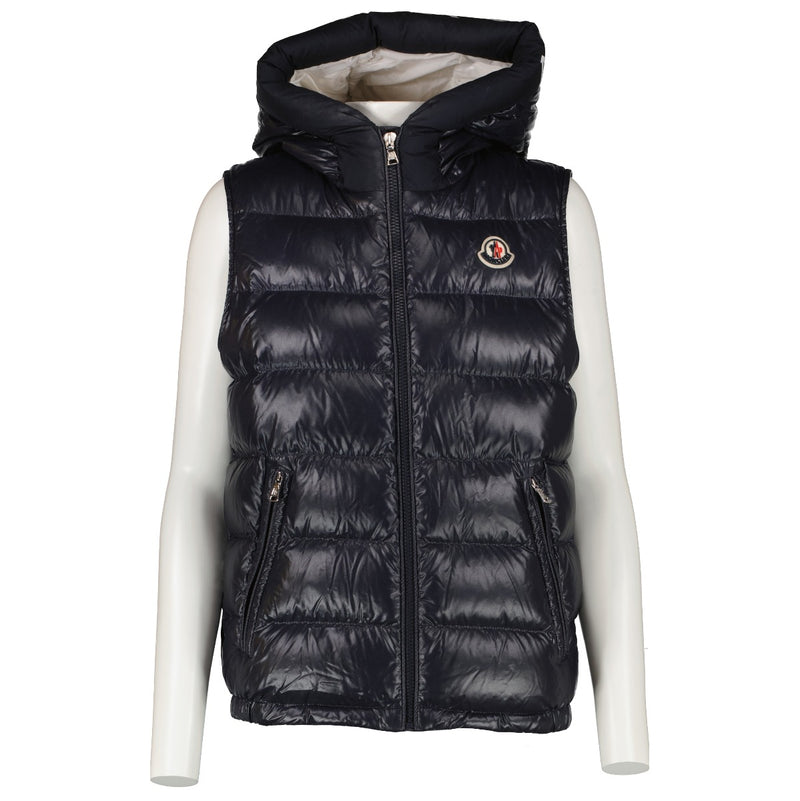Shop 100% authentic secondhand Moncler Blue Sleeveless Jacket - 14 years old on Labellov.com