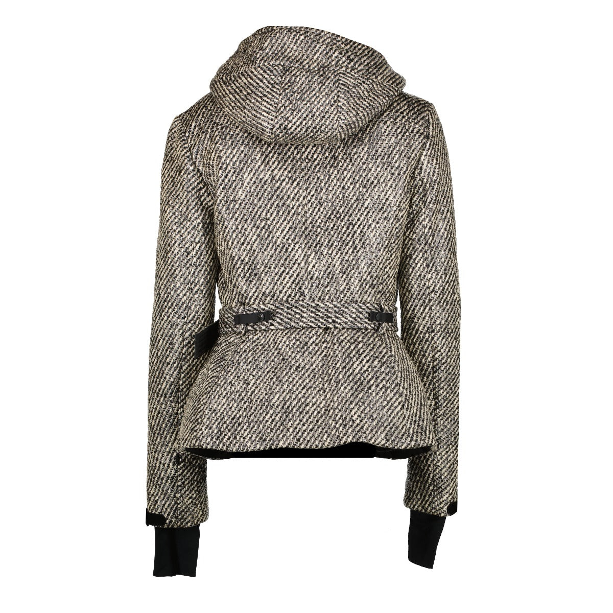Moncler Grenobles Bauges Coated Tweed Ski Jacket