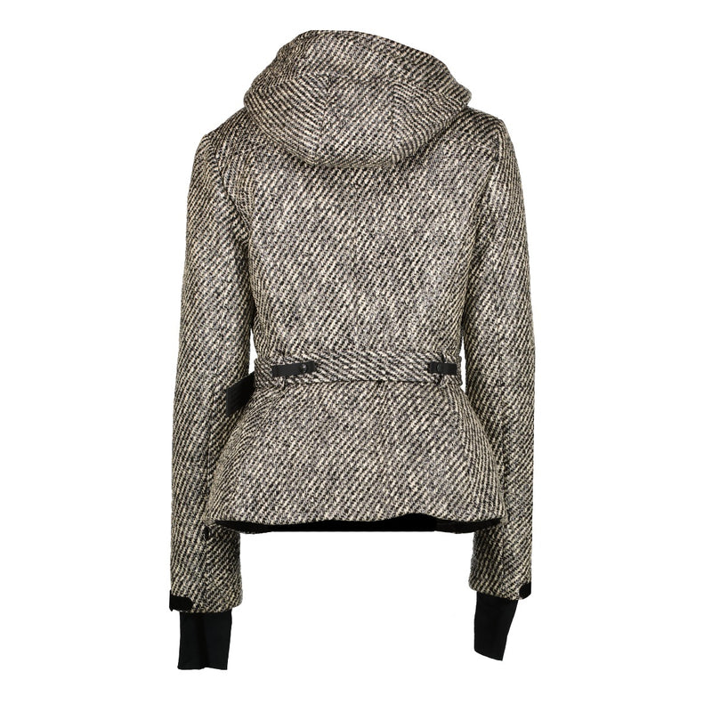 Moncler Grenobles Bauges Coated Tweed Ski Jacket