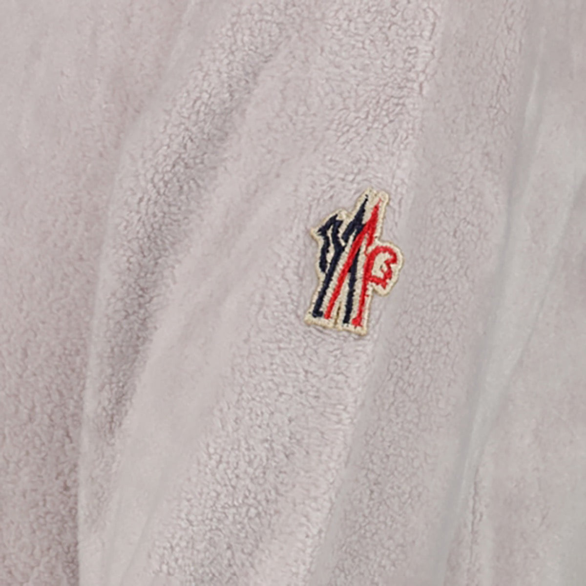 Buy an authentic second hand Moncler Grenoble Grey Fleece Long Sleeve Top - Size L at Labellov