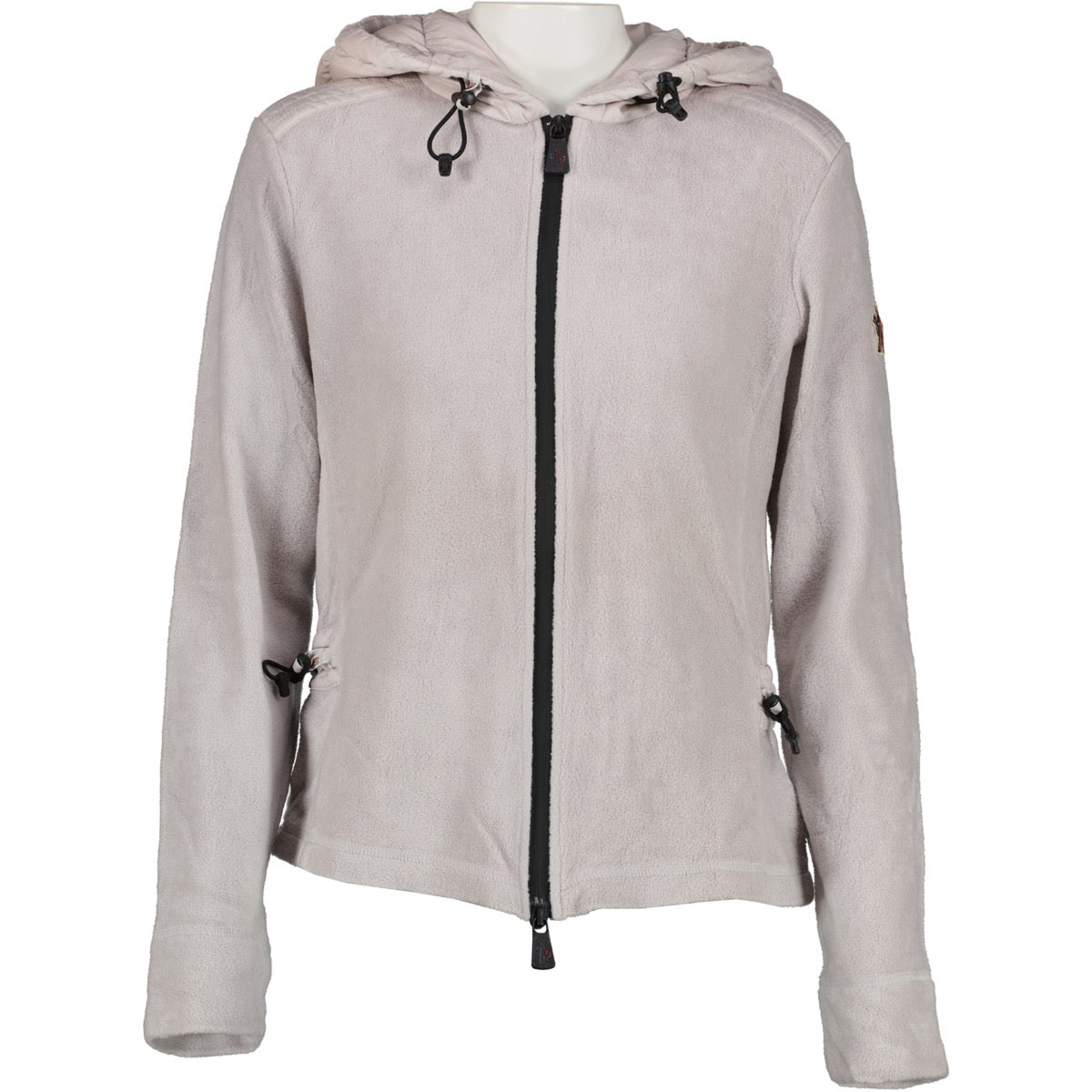 Buy an authentic second hand Moncler Grenoble Grey Fleece Long Sleeve Top - Size L at Labellov