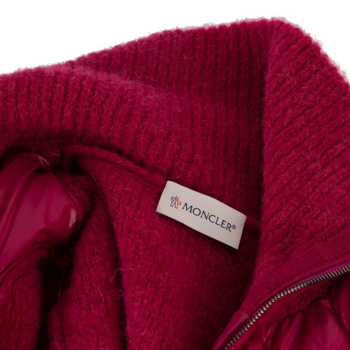 Moncler Pink Cardigan Tricot Jacket - Size S