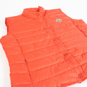 shop 100% authentic second hand Moncler Pink Sleeveless Lightweight Down Gillet - Size 3 on Labellov.com