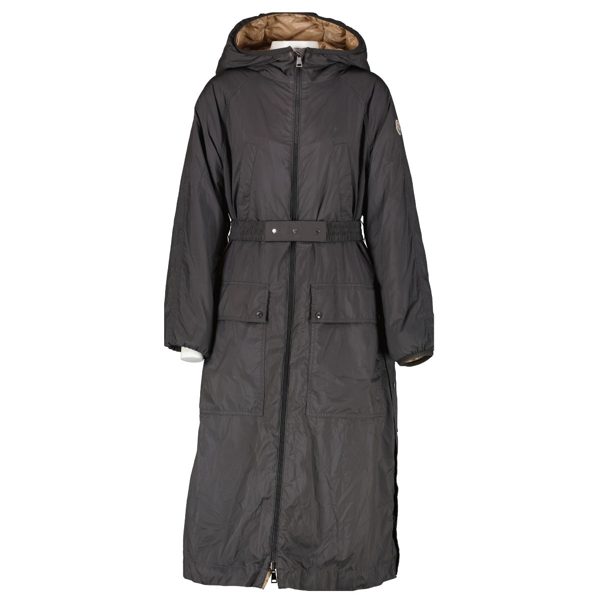 Moncler Nadire Anthracite/Gold Reversible Coat