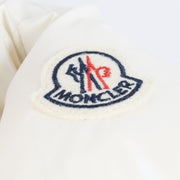 shop 100% authentic second hand Moncler Pearly White Down Jacket - Size 3 on Labellov.com