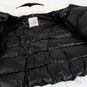 shop 100% authentic second hand Moncler Pearly White Down Jacket - Size 3 on Labellov.com