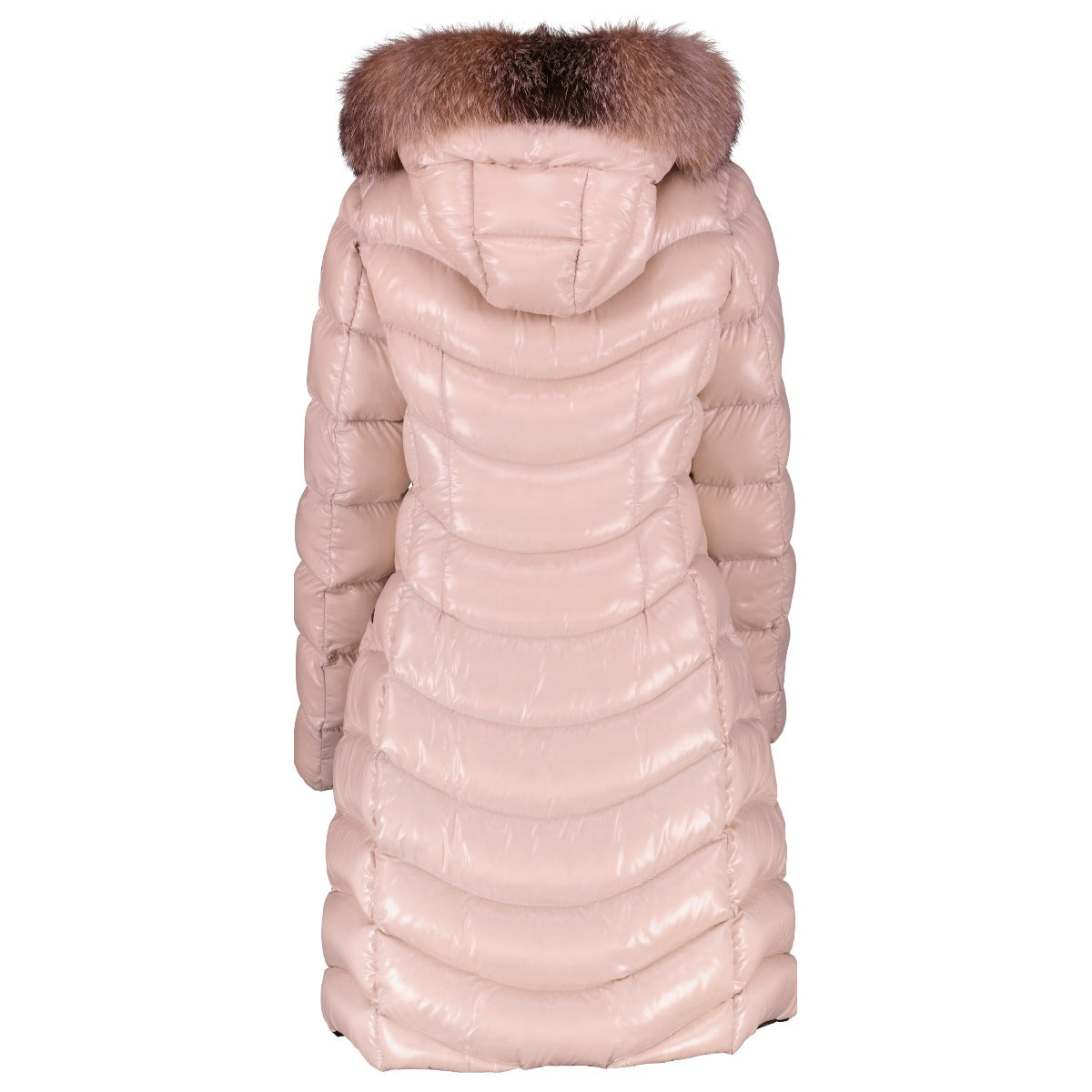 Moncler Pearly White Aphia Down Coat