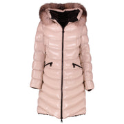 Moncler Pearly White Aphia Down Coat