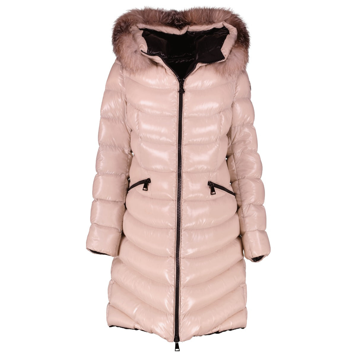 Moncler Pearly White Aphia Down Coat