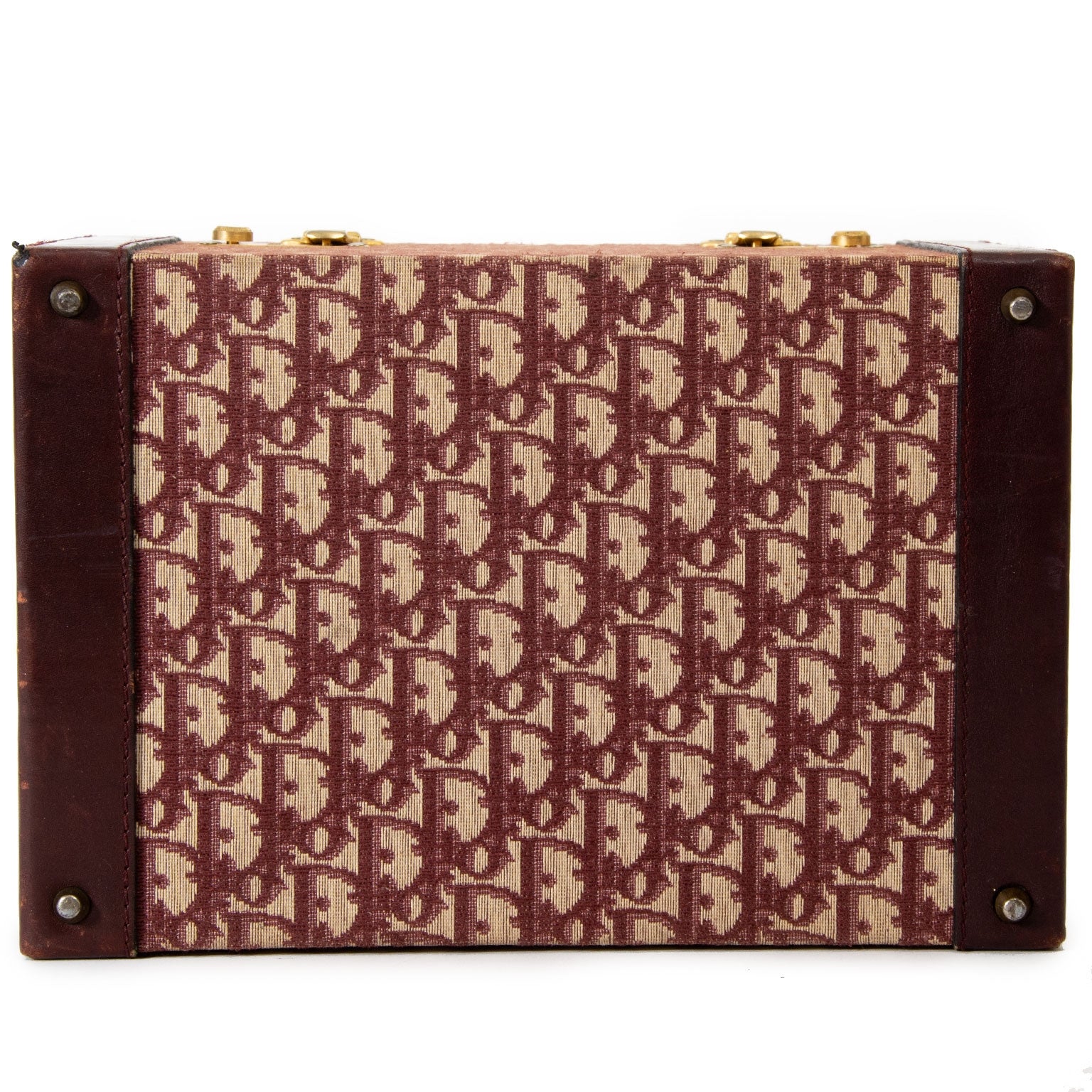 Onderkant bottom Christian Dior Monogram Vanity Case