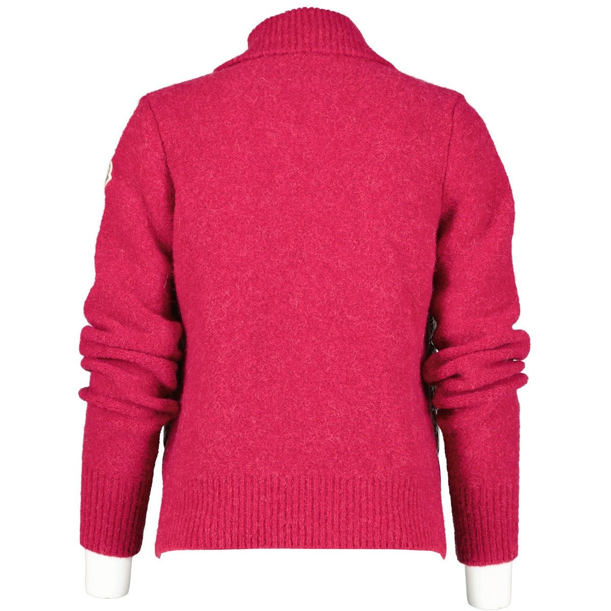 Buy an authentic second hand Moncler Pink Cardigan Tricot Jacket - Size S in very good condition at Labellov