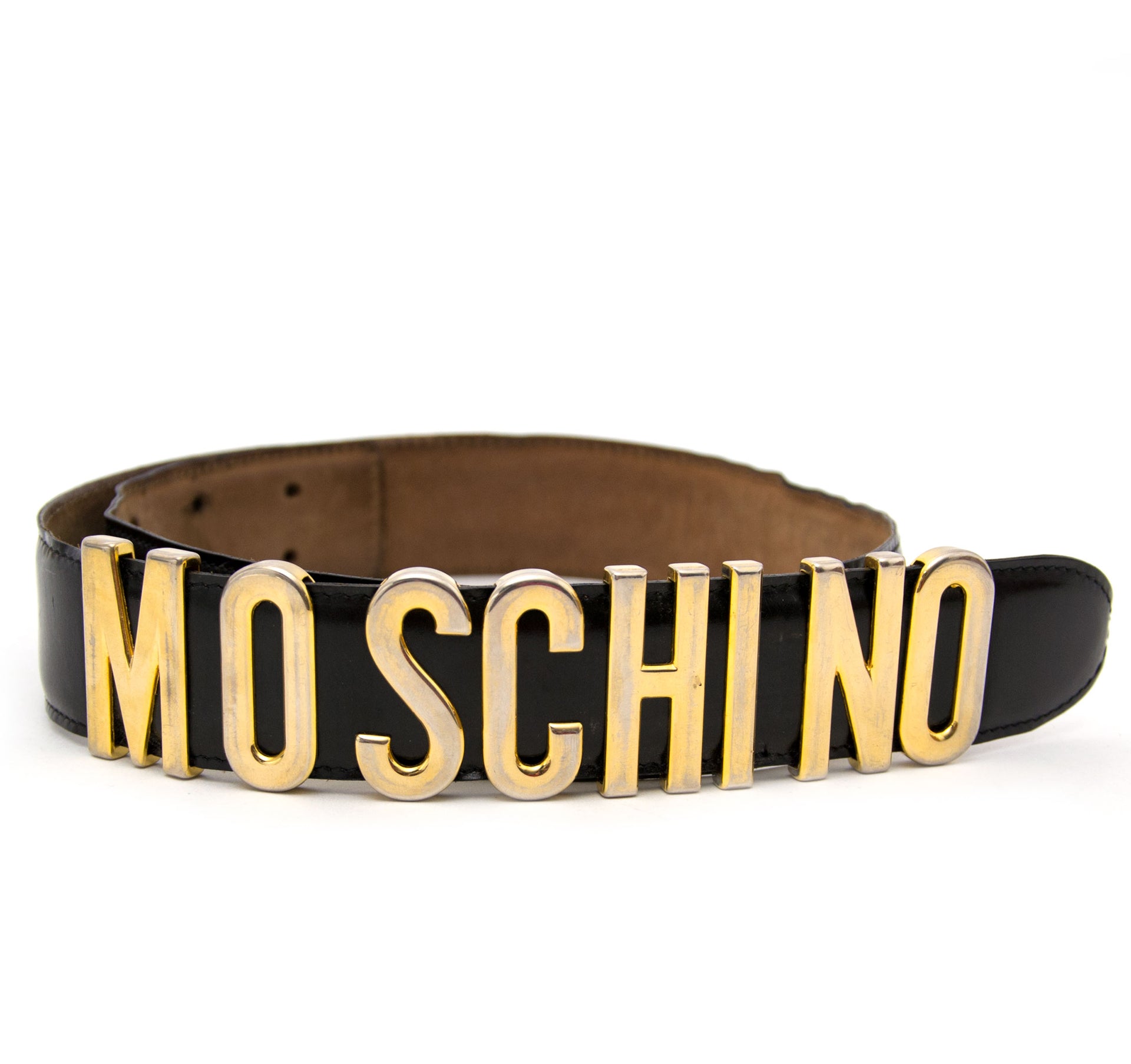 Buy safe and secure online moschino embellished leather belt now online at labellov.Com
