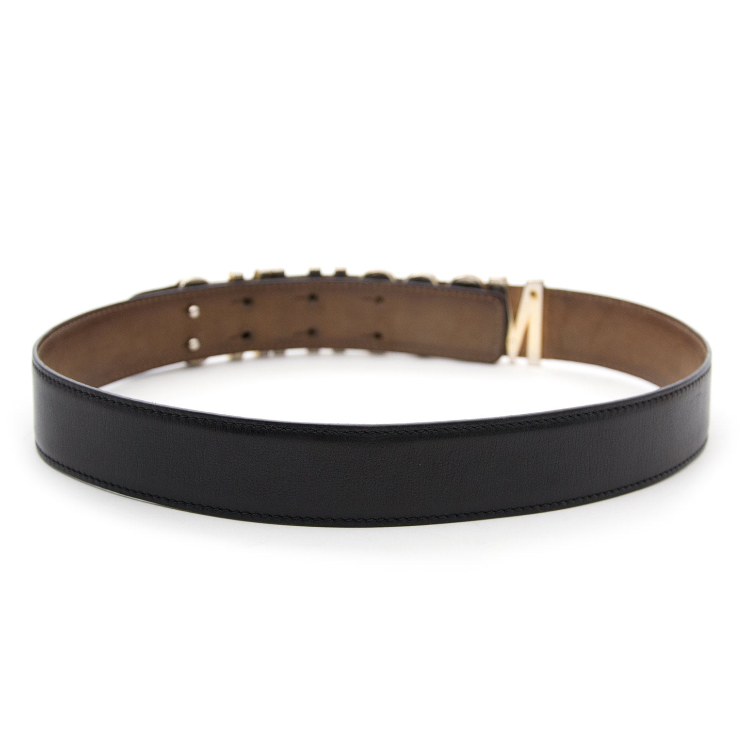 Koop uw authentieke riem met Moschino logo bij Labellov