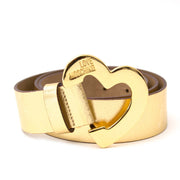 koop online aan de beste prijs Moschino Gold Heart Belt