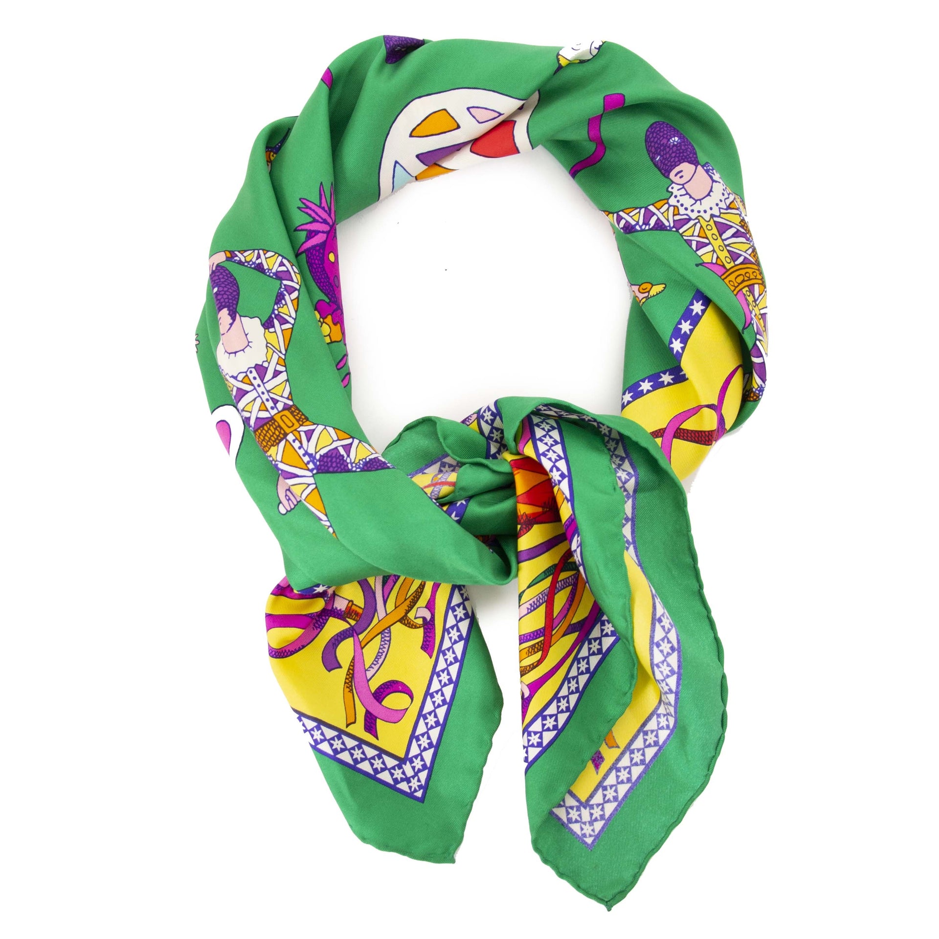 Authentic vintage Moschino printed scarf buy online LabelLOV