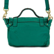 mulberry alexa green leather cross body bag now for sale at labellov vintage fashion webshop belgium