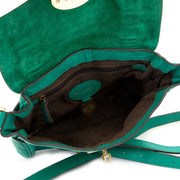 mulberry alexa green leather cross body bag now for sale at labellov vintage fashion webshop belgium