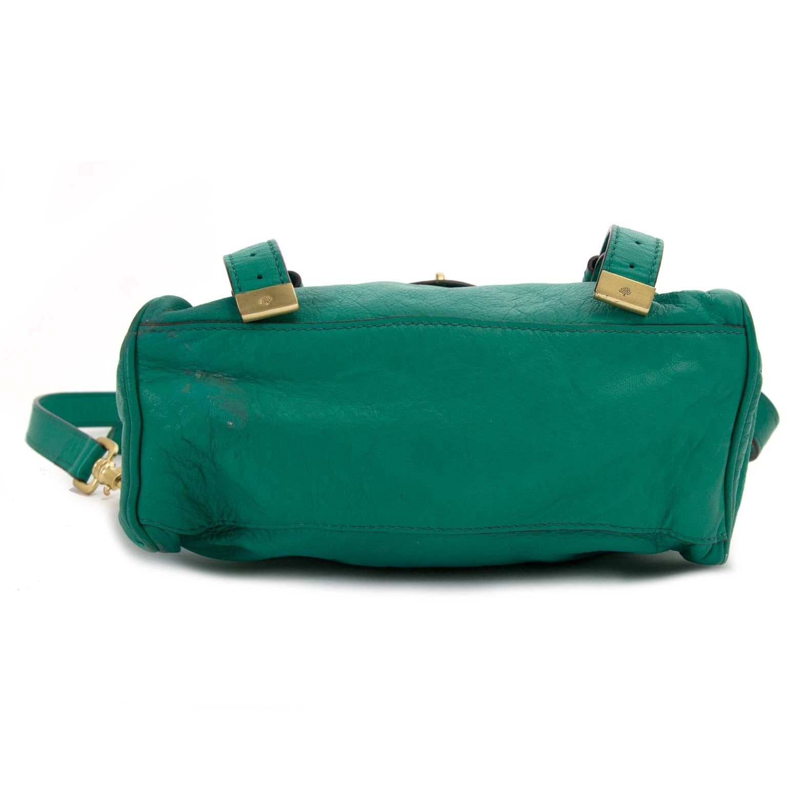 mulberry alexa green leather cross body bag now for sale at labellov vintage fashion webshop belgium
