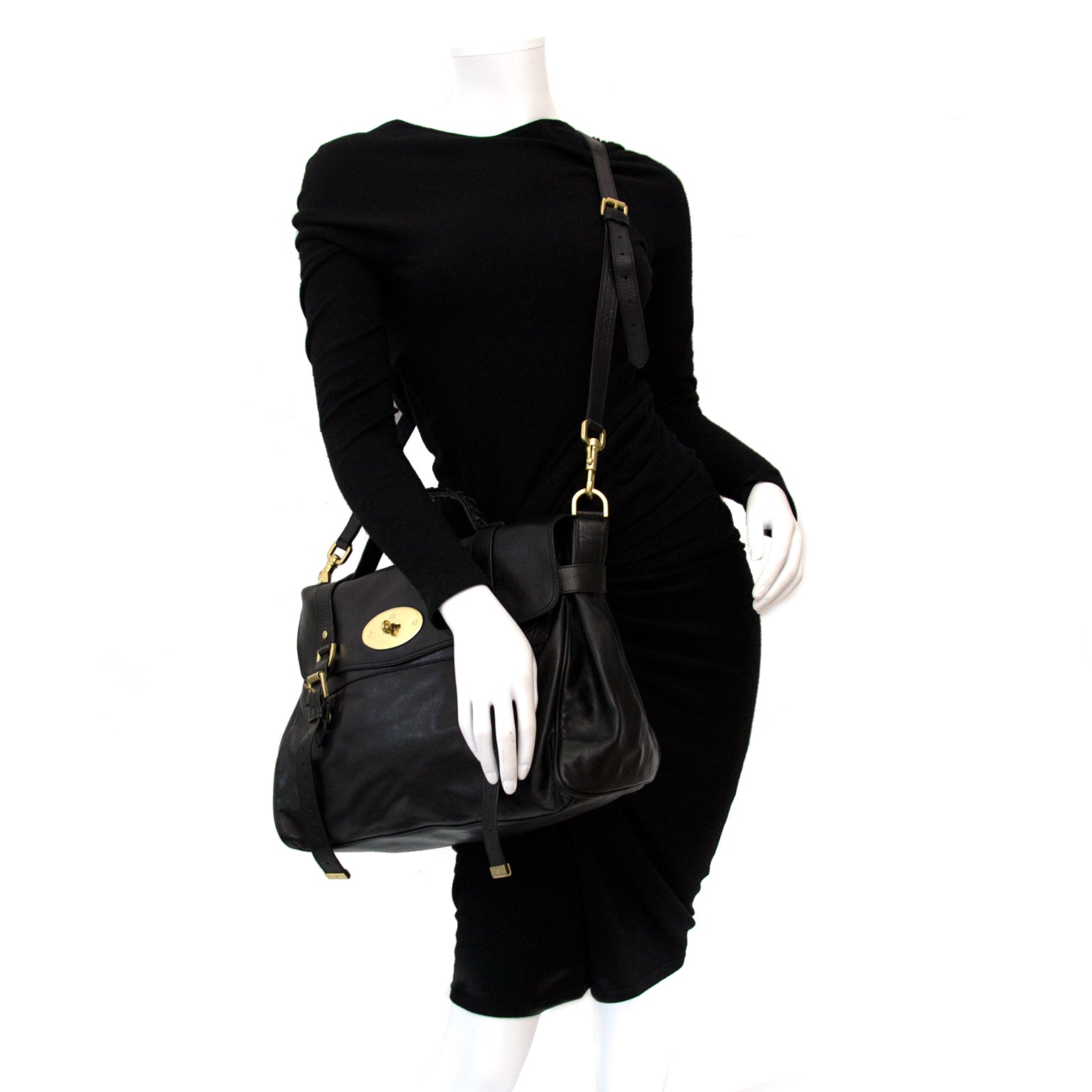 Buy a secondhand Mulberry Black Alexa Satchel online