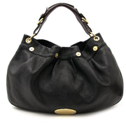 Mulberry Black Leather Mitzy Top Handle bag now online at labellov.com at the best price.