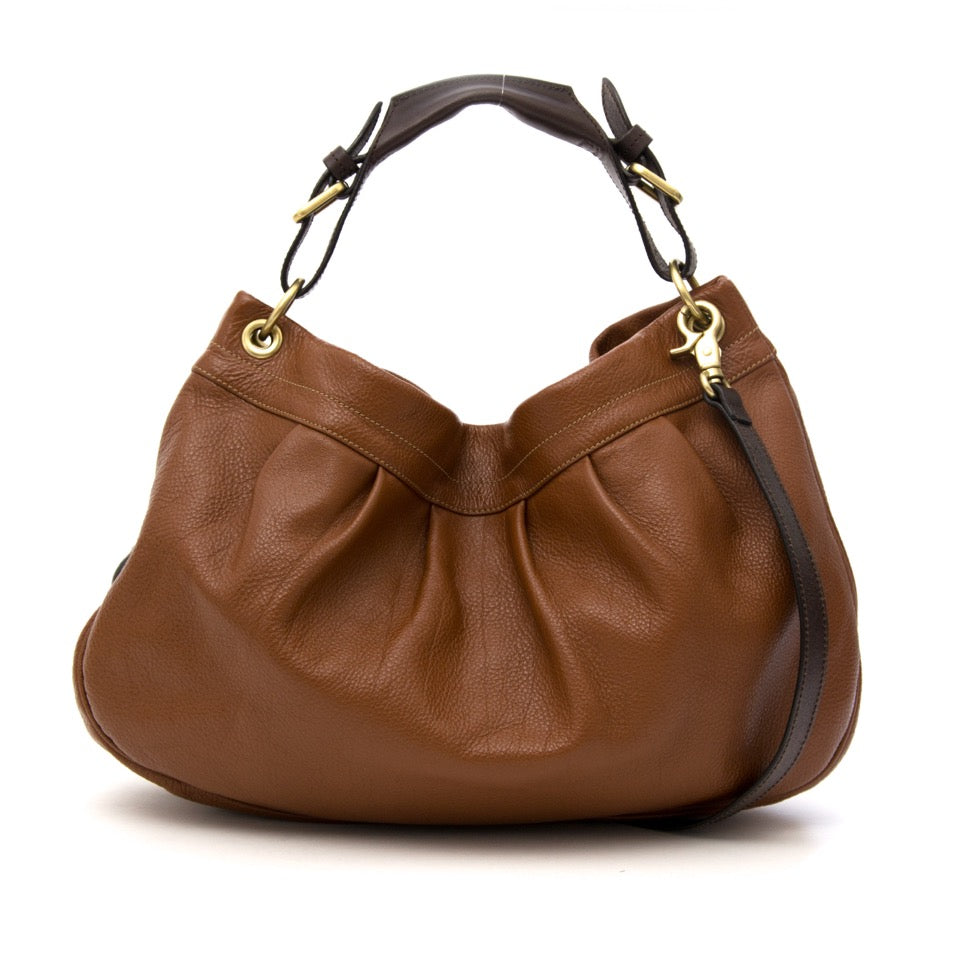 Koop uw Mulberry Oak Mitzy Hobo handtas in leder aan de beste prijs bij Labellov