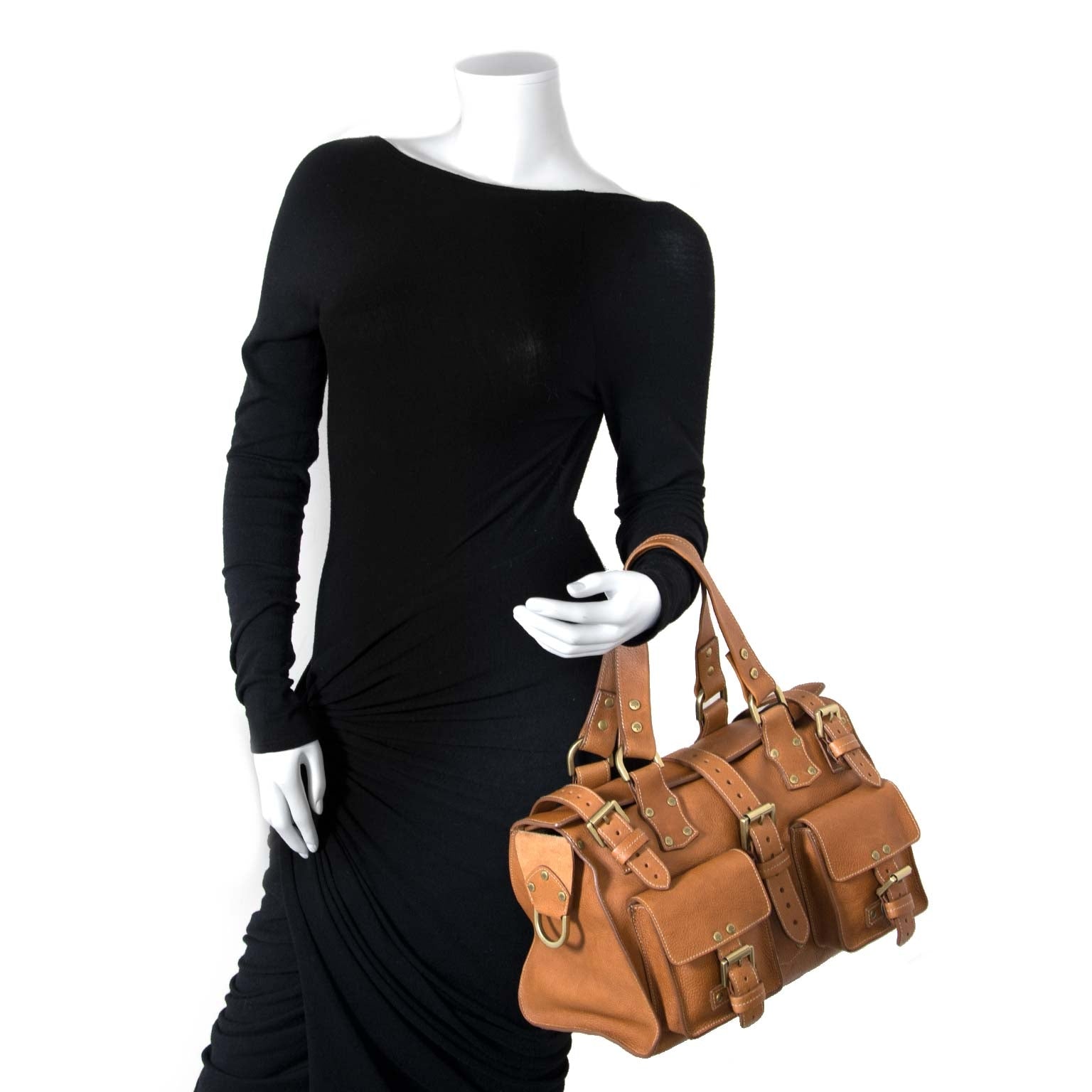 mulberry brown roxanne bag now for sale at labellov vintage fashion webshop belgium