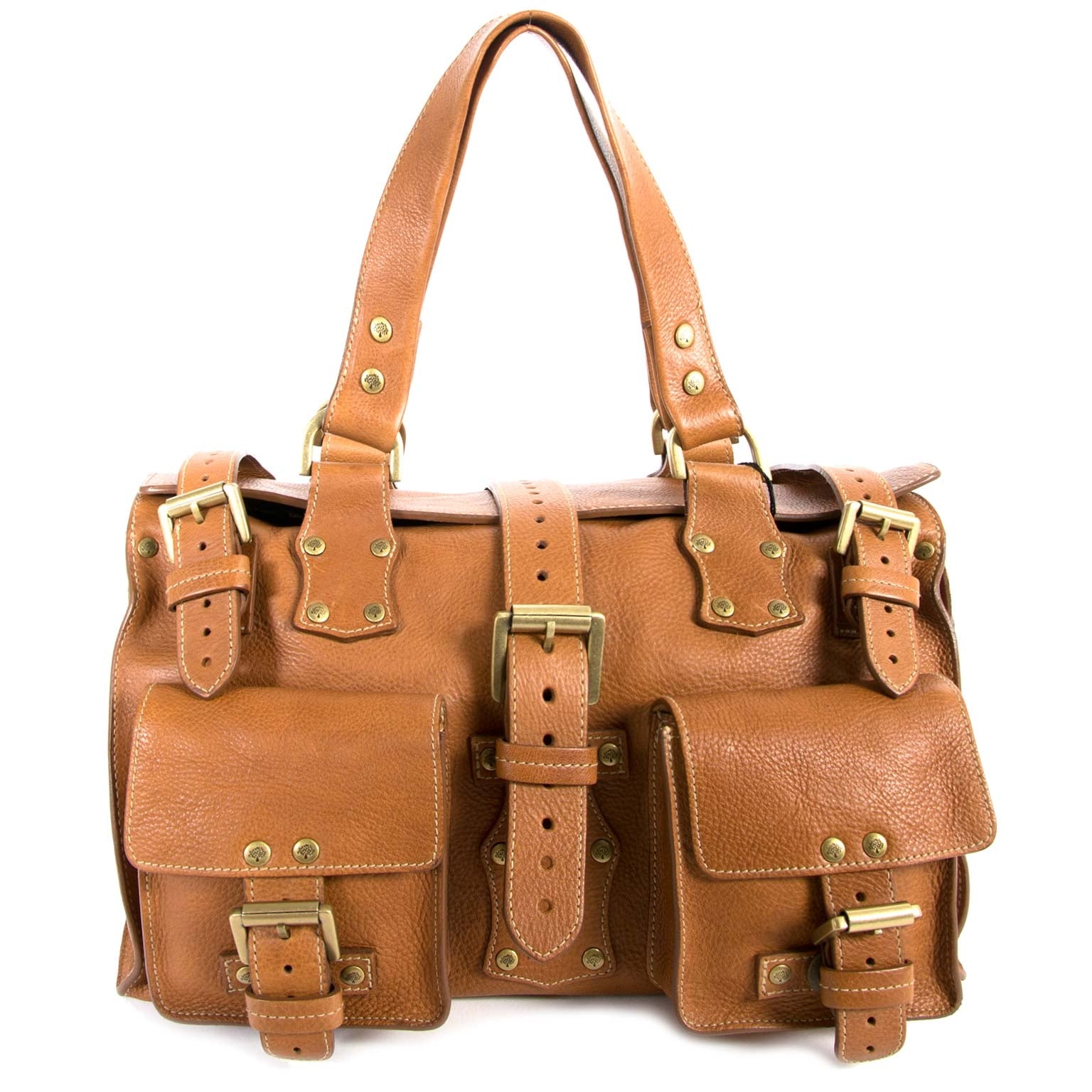 mulberry brown roxanne bag now for sale at labellov vintage fashion webshop belgium