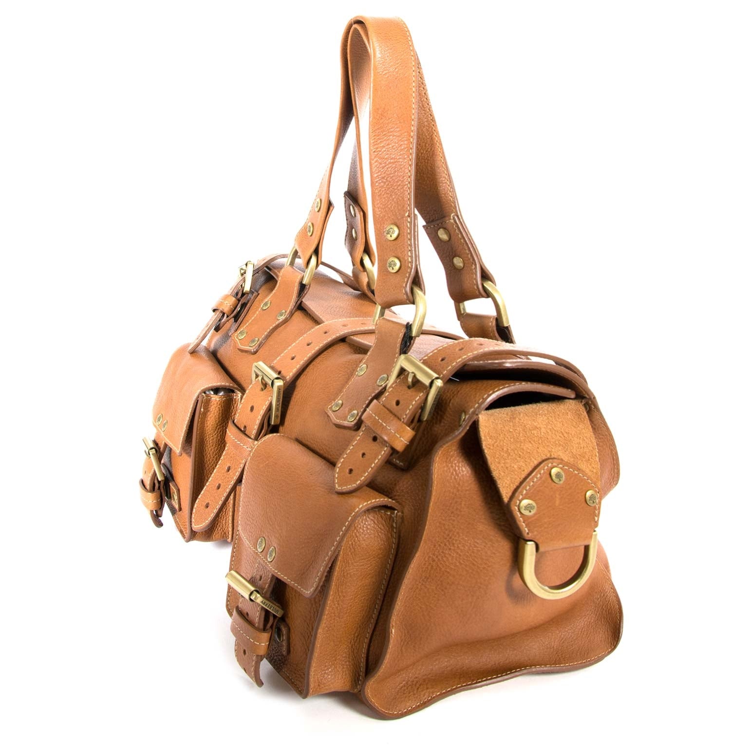 mulberry brown roxanne bag now for sale at labellov vintage fashion webshop belgium