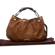 Op zoek naar een designer handtas? Mulberry Oak Mitzy Hobo bij Labellov Antwerpen