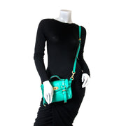 mulberry alexa green leather cross body bag now for sale at labellov vintage fashion webshop belgium