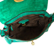 mulberry alexa green leather cross body bag now for sale at labellov vintage fashion webshop belgium