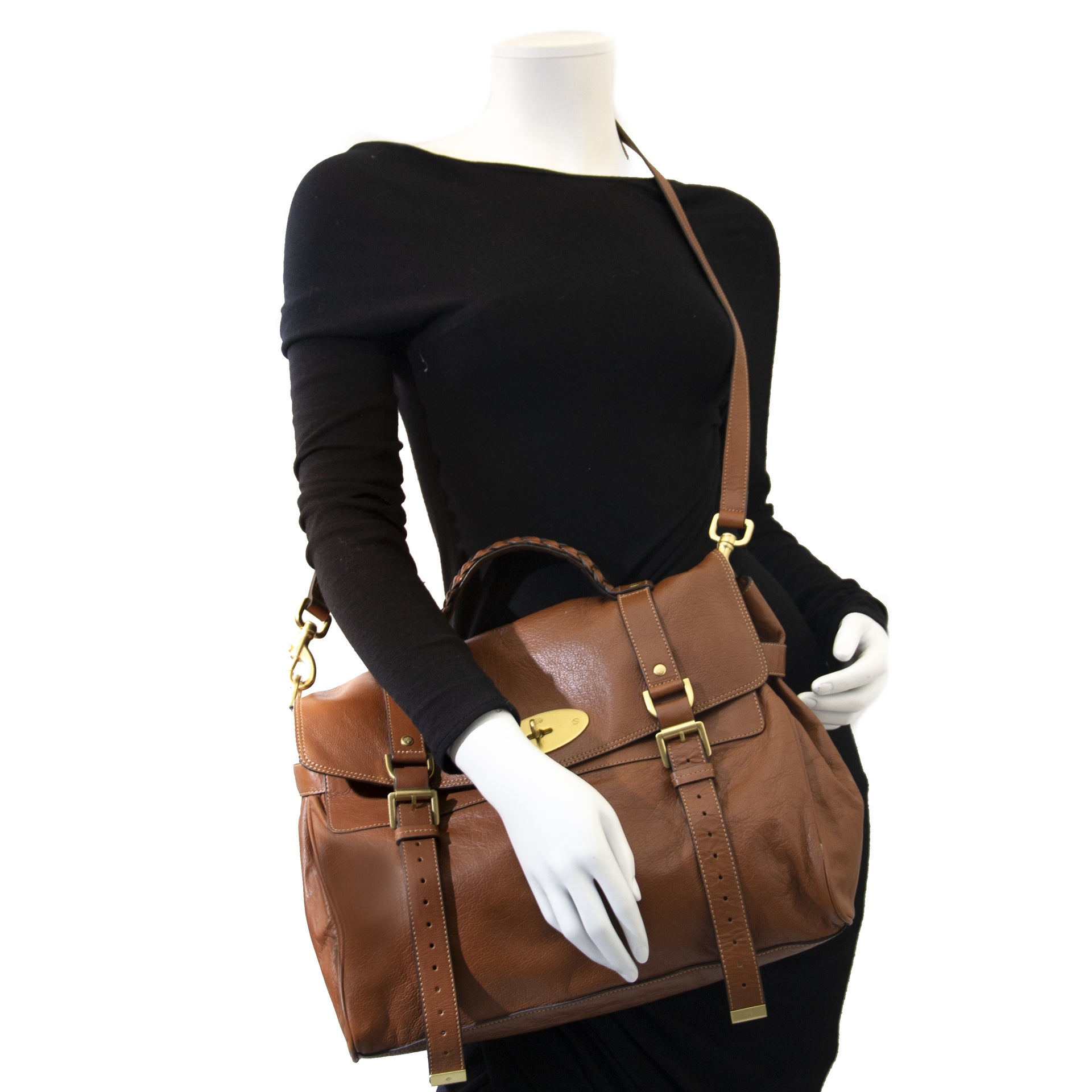 Mulberry Cognac Bayswater Bag