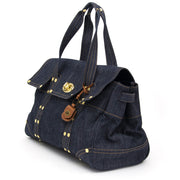 shop safe online at the best price your secondhand Mulberry Denim Bayswater Shopping Bag