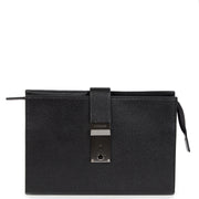 Delvaux Black Leather Pochette for the best price at Labellov secondhand luxury