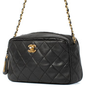 Shop 100% authentic Chanel Black Lambskin Vintage Camera Crossbody Bag at Labellov.com.