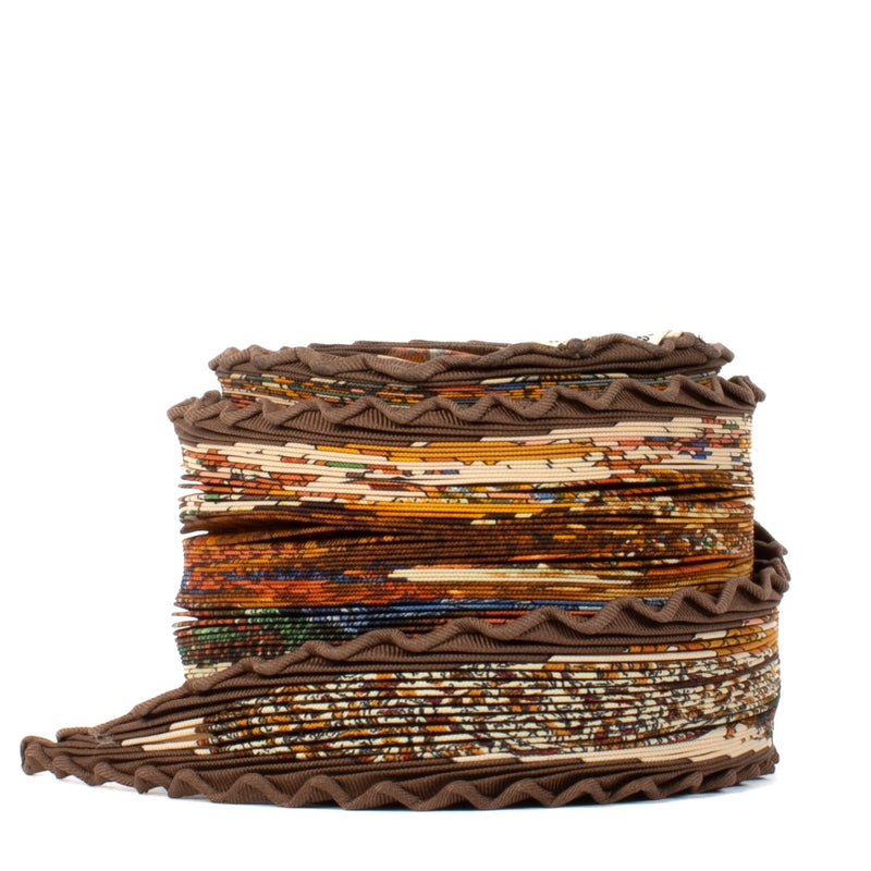 Shop 100% authentic Hermès Multicolor Silk Plissé Scarf at Labellov.com.