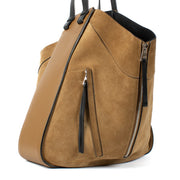 Shop 100% authentic Loewe Brown Suede Large Hammock Bag at Labellov.com.
