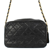 Shop 100% authentic Chanel Black Lambskin Vintage Camera Crossbody Bag at Labellov.com.