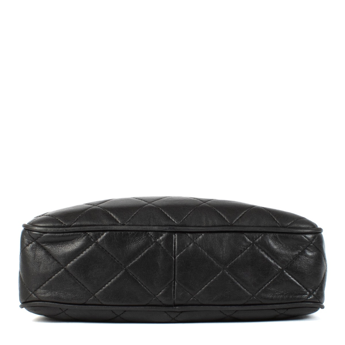 Shop 100% authentic Chanel Black Lambskin Vintage Camera Crossbody Bag at Labellov.com.