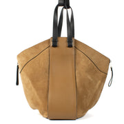 Shop 100% authentic Loewe Brown Suede Large Hammock Bag at Labellov.com.