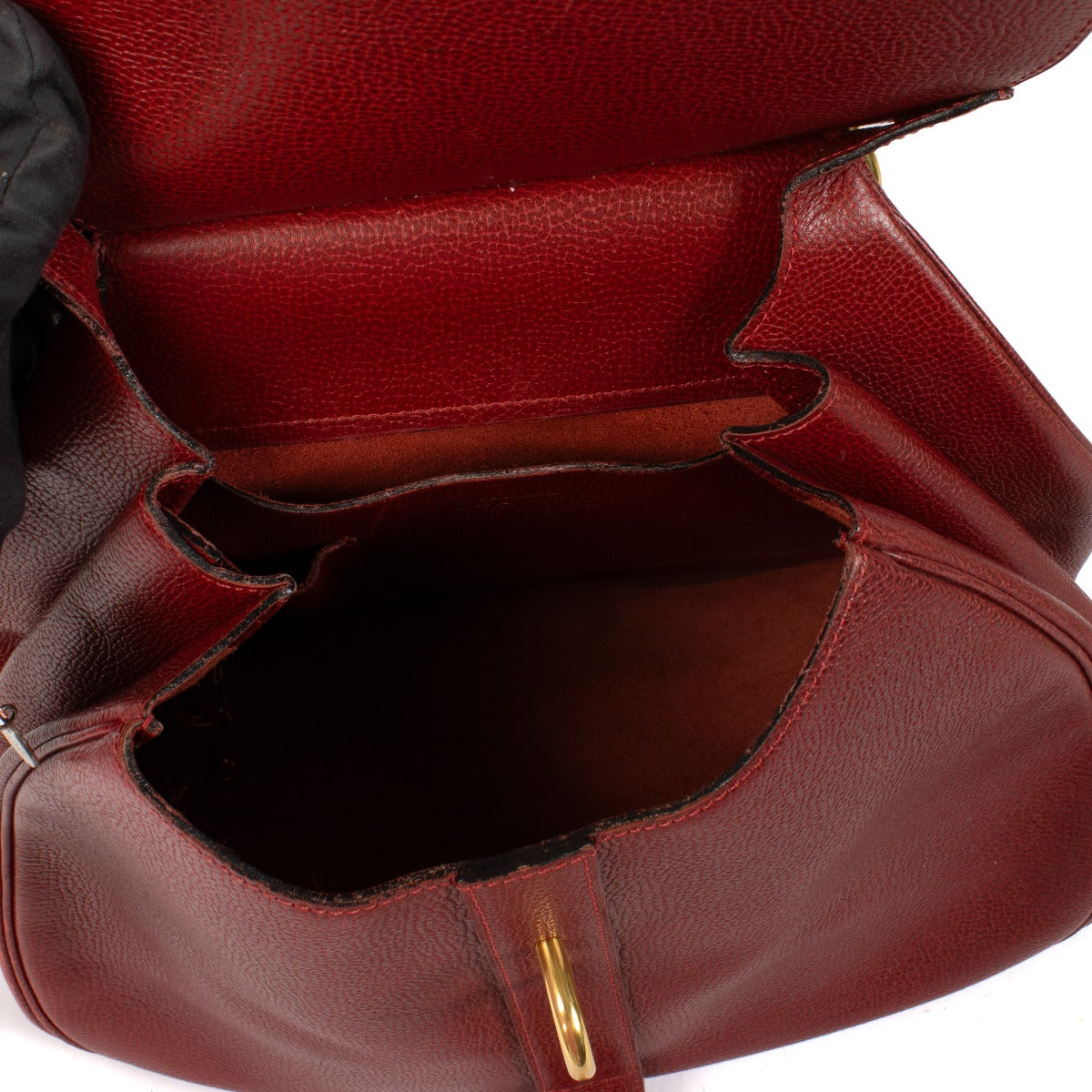 Shop 100% authentic Delvaux Red Cerceau Shoulder Bag at Labellov.com.