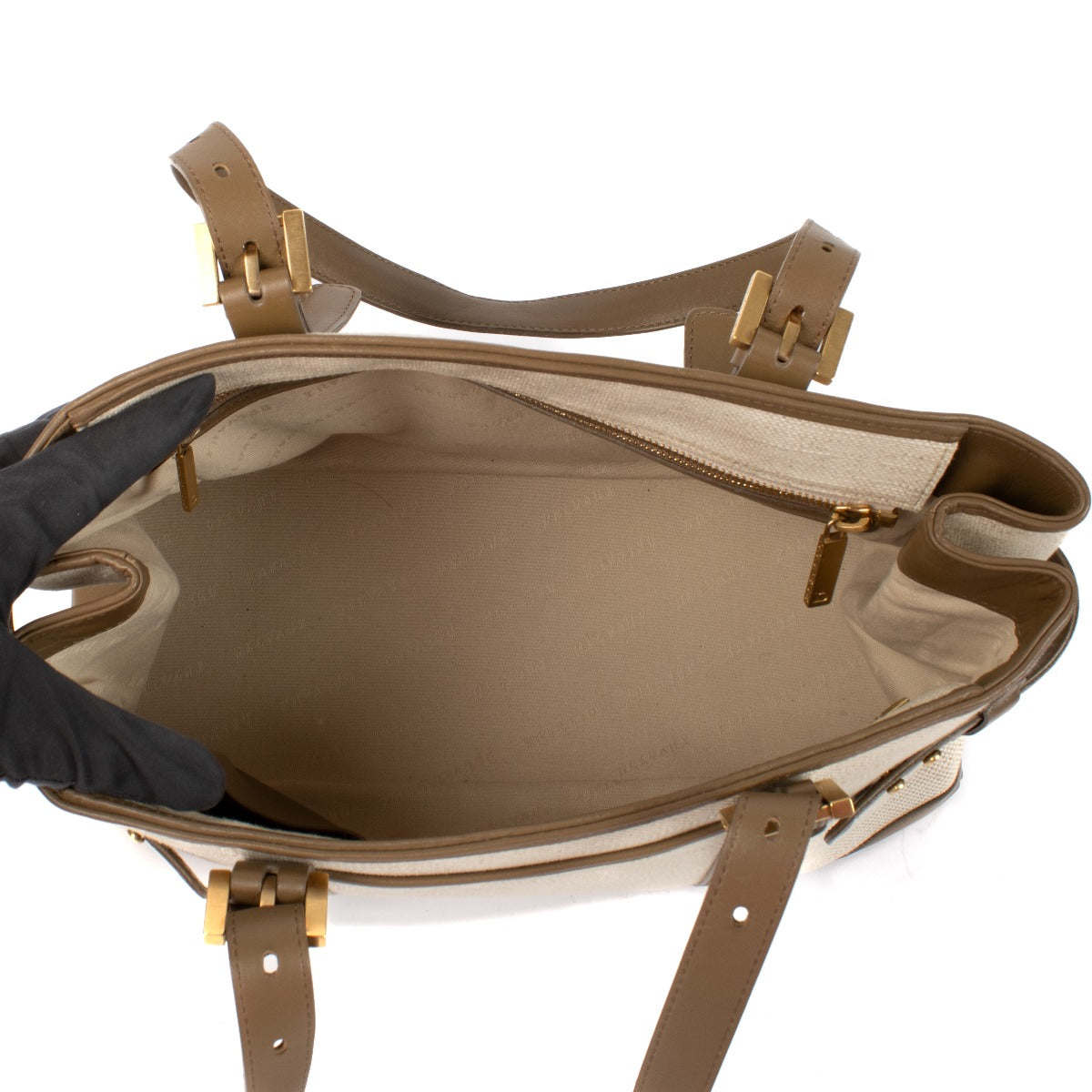 Shop 100% authentic Delvaux Brown Tempête City MM Top Handle Bag at Labellov.com.