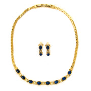 Nina Ricci Gold-Toned Necklace And Clip-On Earrings