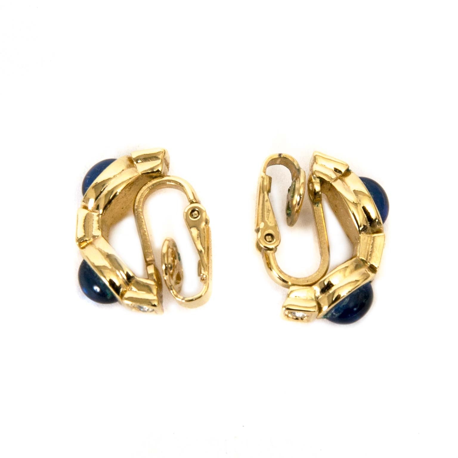 Nina Ricci Goudkleurige Ketting En Clipoorbellen
